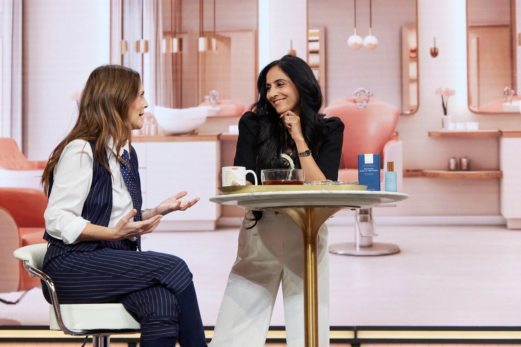 Ranavat bij de Drew Barrymore show