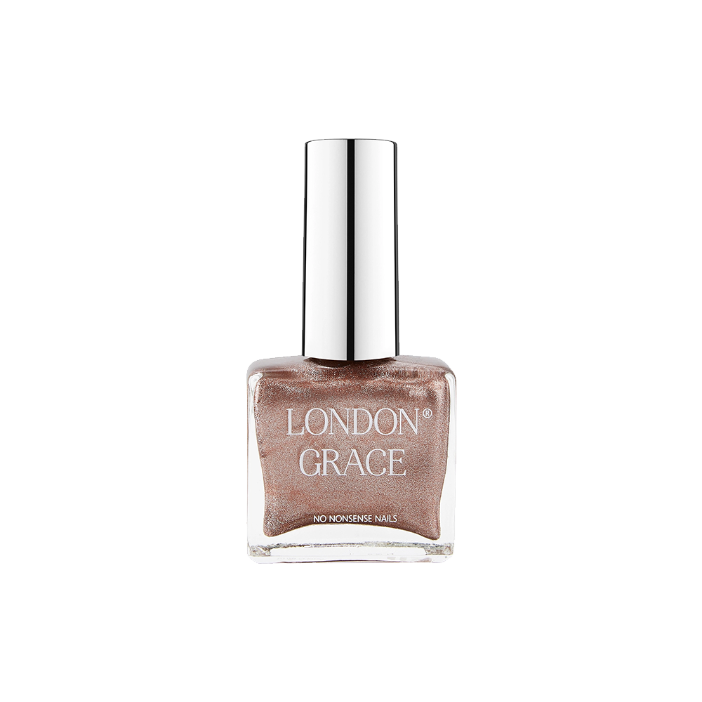Hoog gepigmenteerd en onweerstaanbaar glanzend, deze prachtige kleuren passen bij elk moment en elke stemming. De Vegan nagellak van London Grace zijn dierproefvrij en gemaakt met een 10-free*, no-nasties-formule voor gezonde en sterke nagels.