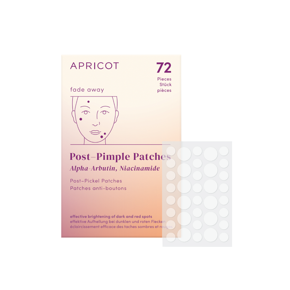 Maak kennis met je nieuwe geheime wapen tegen donkere en rode vlekken! De Post Pimple Patches van Apricot zijn een vegan en dierproefvrije oplossing om hyperpigmentatie en roodheid na puistjes effectief aan te pakken. Deze innovatieve pleisters zijn verrijkt met krachtige ingrediënten zoals alfa-arbutine en niacinamide, die bekend staan om hun huidverlichtende en kalmerende eigenschappen.