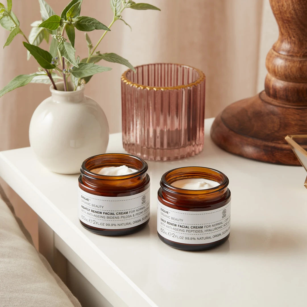 Evolve Organic Beauty dag en nachtcreme: Daily & Nightly Renew Facial Cream