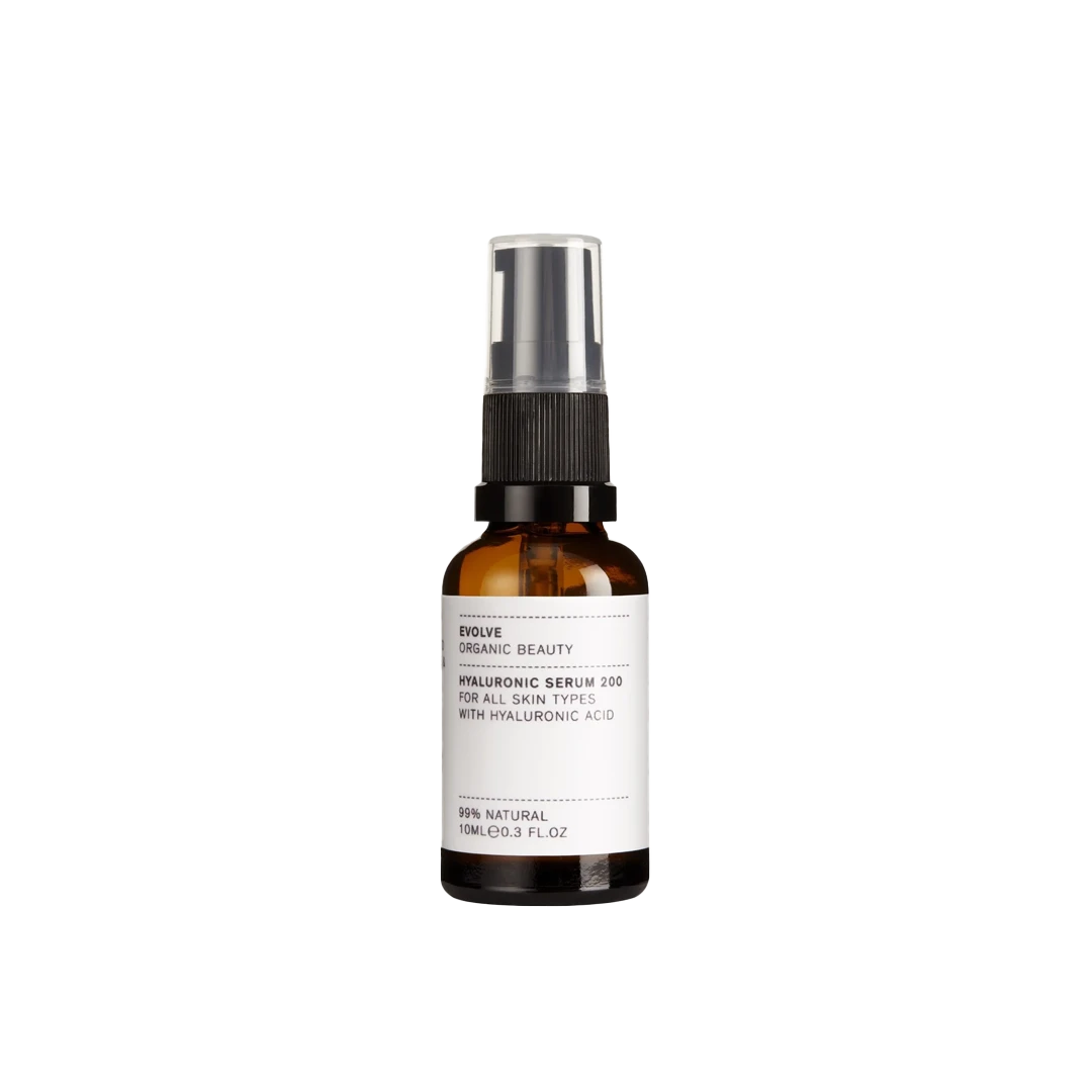 Evolve Beauty Hyalorinic Serum 200 10ml travelsize vegan serum voor alle huidtypes en de uitgedroogde huid
