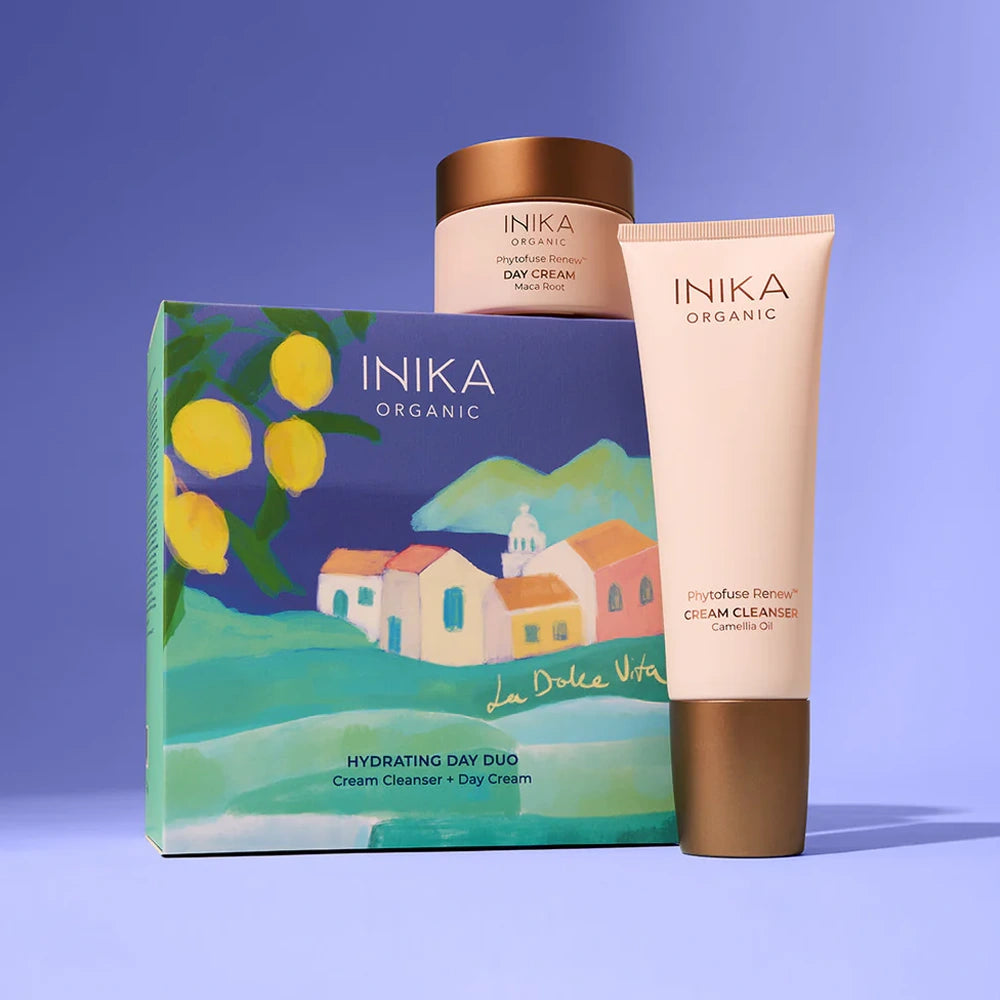 Het INIKA Organic Hydrating Skin Duo is een vegan, biologisch verzorgingsduo voor dagelijks gebruik.