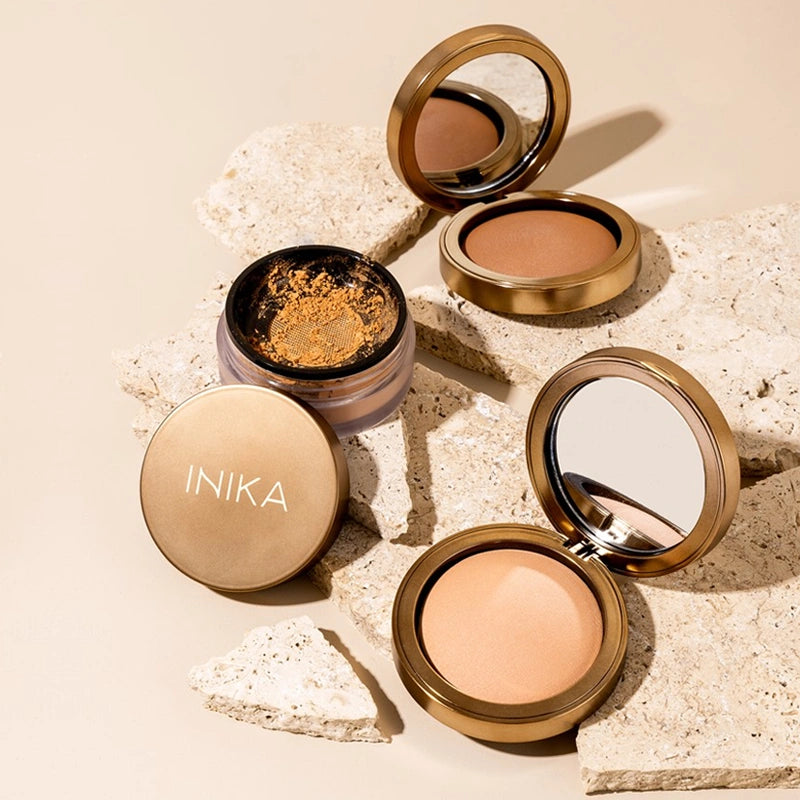 Inika mineral bronzer - vegan bronzers, lichtgewicht en longlasting.