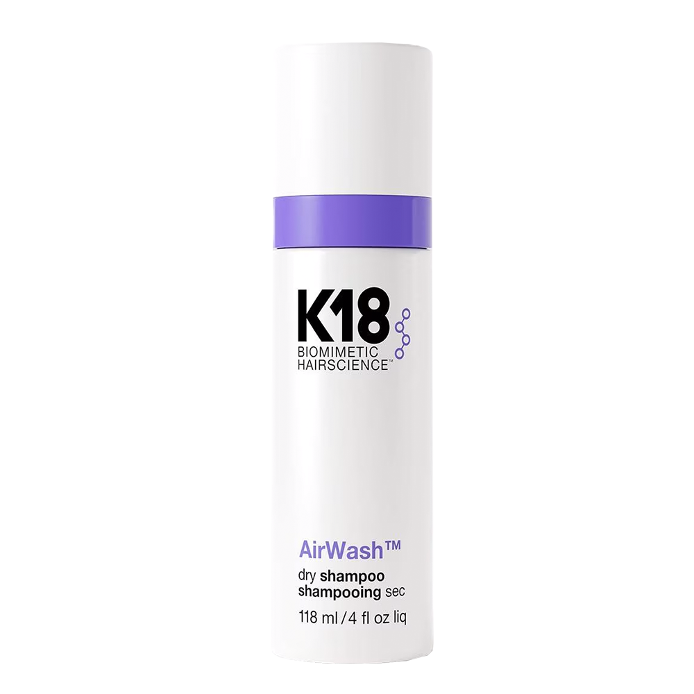 Maak kennis met de revolutionaire K18 AirWash™ Dry Shampoo, ontwikkeld met een microdose gepatenteerde K18Peptide™ en een innovatieve skincare-benadering. Deze droogshampoo absorbeert direct overtollige olie en geurtjes zonder een witte waas of poederige build-up achter te laten. Vegan en dierproefvrij.