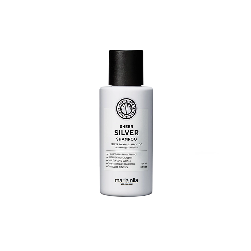 Maria Nila Sheer Silver Shampoo - Vegan Zilvershampoo voor asblond, grijs of wit haar