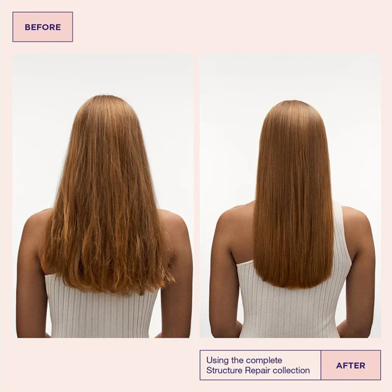 Voor & Na Maria Nila Structure Repair lijn bij Vegan Beauty