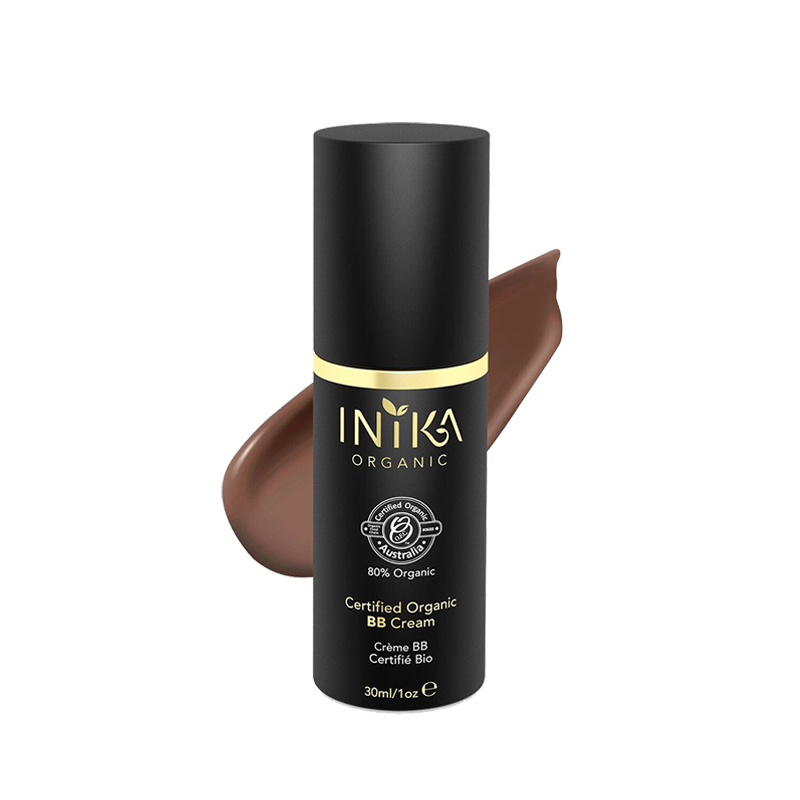 #kleur_cocoa , Deze wederom award winnende Natuurlijke BB Cream van INIKA Organic Make-up versmelt met de huid zonder deze te verstoppen. Deze rijke BB Cream is verrijkt met anti-oxidanten, mineralen en vitamines zoals Avocado Olie, Granaatappel zaad Olie en Cactusvijgolie.