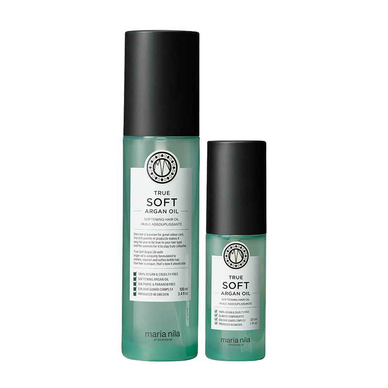 Maria Nila True Soft Argan Oil - veganistische argan olie van 100% natuurlijke ingredienten