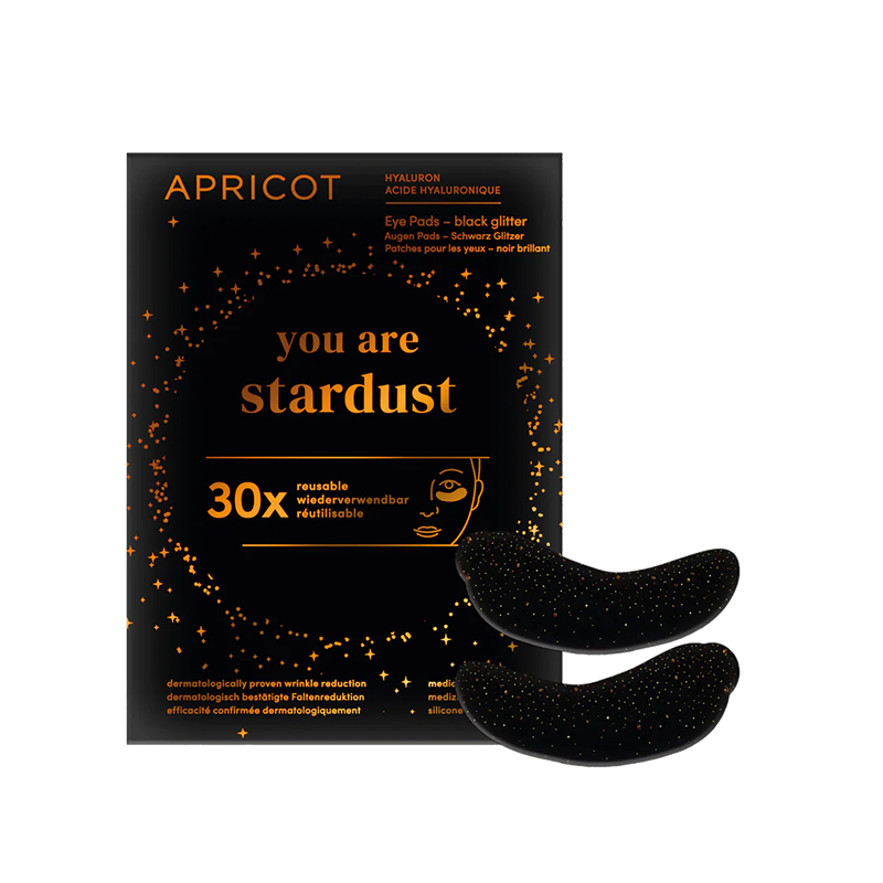 APRICOT Eye Pads met effectief hyaluronzuur, een anti-verouderingspad dat is gemaakt van pure medische siliconen. Plak de me, myself and eye pads gemakkelijker onder je ogen. De huid onder de ogen wordt soepeler, verminderd oogrimpels en geeft een heldere uitstraling naarmate je de pads vaker gebruikt.