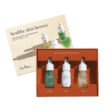 Verwen jezelf of verras iemand speciaal met de prachtige Healthy Skin Heroes Mini Set van Ere Perez! Laat je gezicht stralen met deze heerlijke formules, die niet alleen doeltreffend zijn, maar ook dierproefvrij en vegan. Ontwikkeld om je huid diep te voeden, uitdroging tegen te gaan en een natuurlijke glow naar voren te brengen.