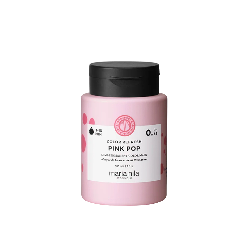 Ben jij op zoek naar een manier om je haar een opvallende roze kleur te geven zonder dat je het permanent hoeft te verven? Dan is het Maria Nila Pink Pop Colour Refresh kleurmasker precies wat je zoekt!
