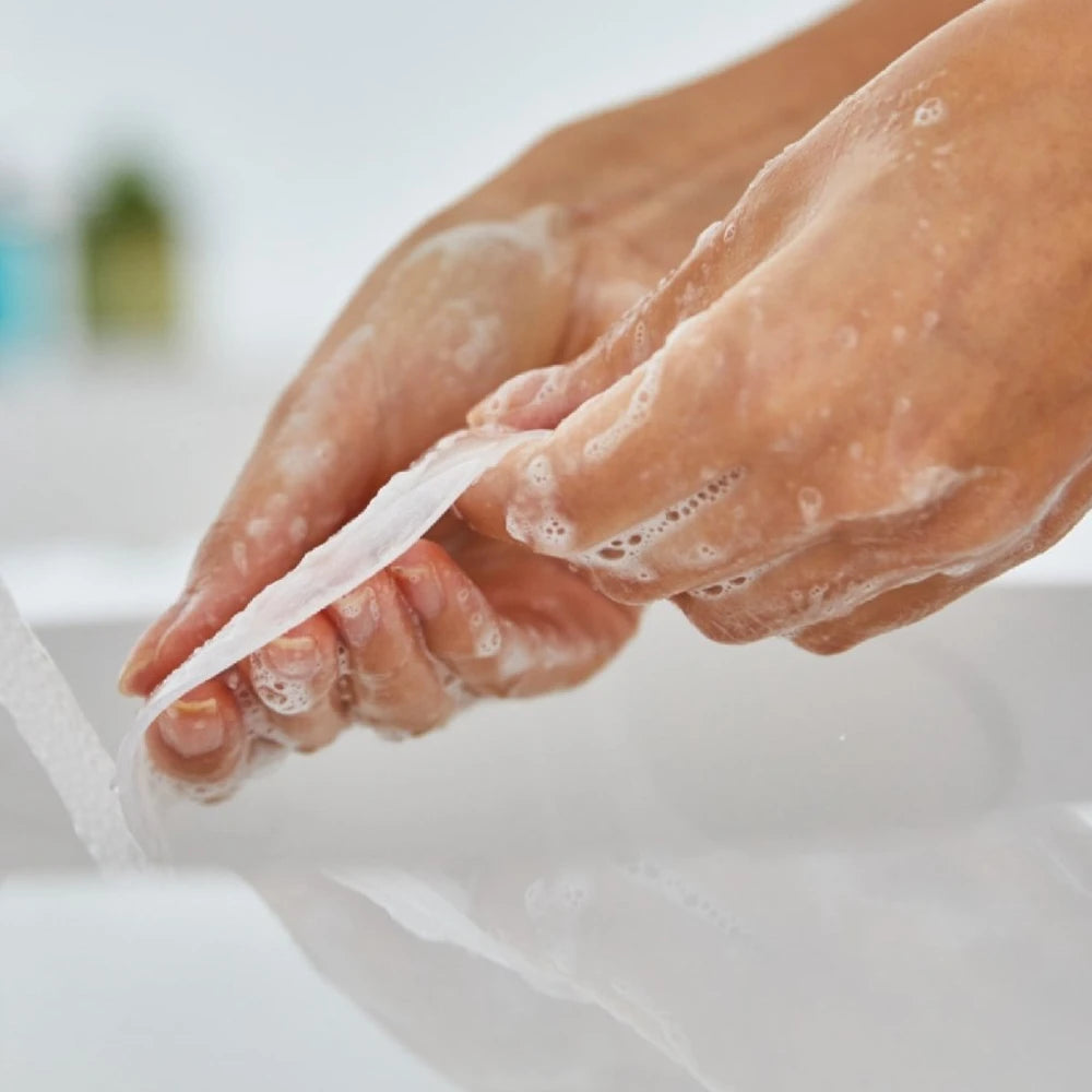 Reinig gemakkelijk je apricot beauty pads met de vegan cleansing gel.