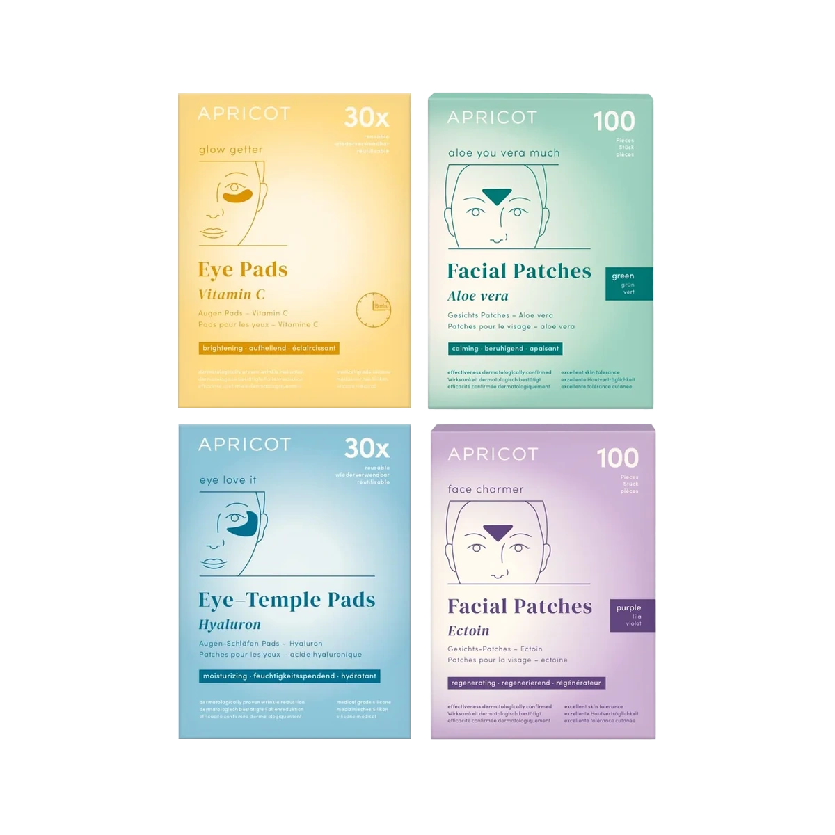 APRICOT BEAUTY Kortings bundel Lift & Balance set - Facial Patches & Eye pads
