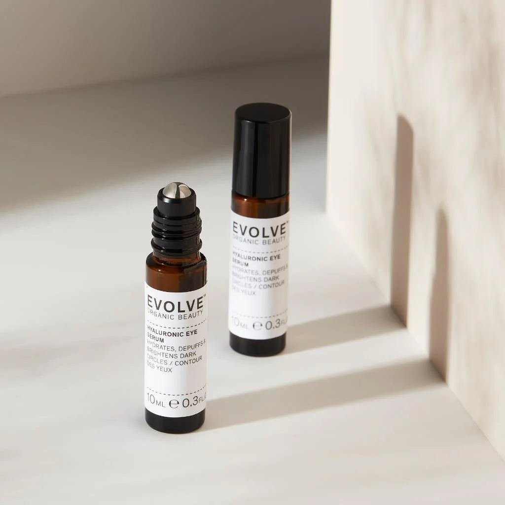 Evolve Organic Beauty Hyaluronic Eye Serum: dé 100% natuurlijke, vegan én dierproefvrije oogroller die direct resultaat geeft voor elke huid.