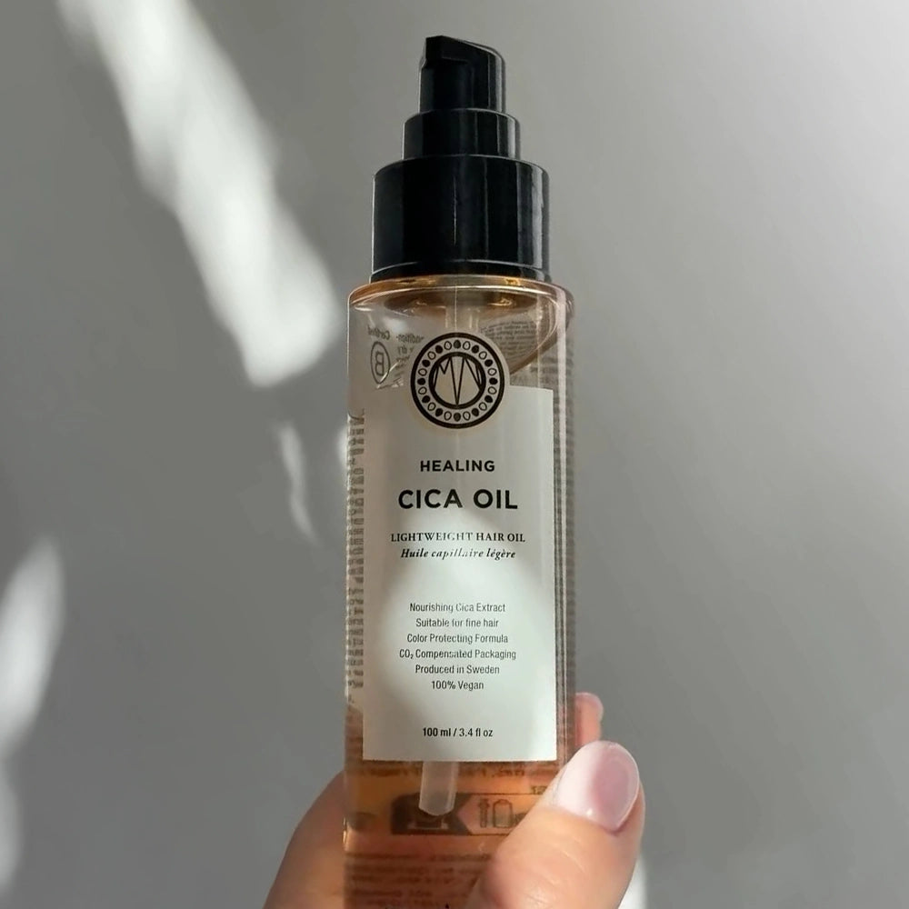 Healing Cica oil haarolie van Maria Nila sfeerbeeld, vegan en dierproefvrij
