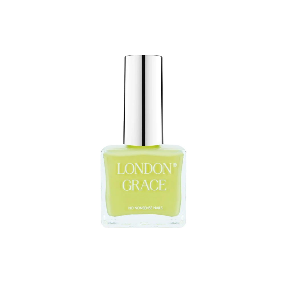 London Grace Sophie - Neon Pastel Groen Gele Vegan Nagellak