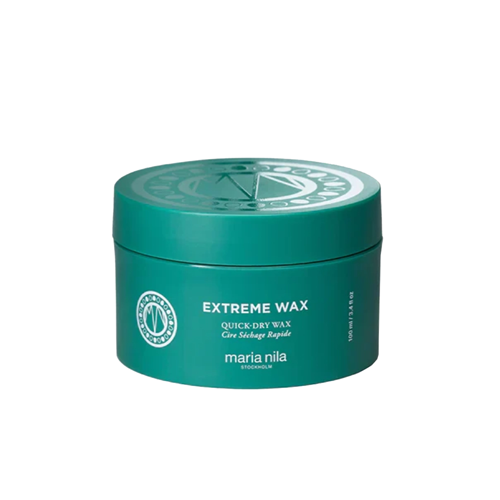 Productbeeld Maria Nila Quick Dry Wax bestaat uit 100% natuurlijke ingrediënten en bevat geen parabenen en sulfaten.