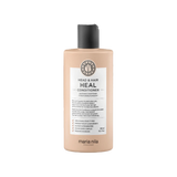 Alle producten van Maria Nila bevatten het Colour Guard Complex, dit voorkomt het vervagen van je haarkleur en het beschermt je lokken tegen UV-straling. Maria Nila Head & Hair Heal lijn bestaat voor 100% uit plantaardige stoffen. Deze set voor fijn haar is vrij van sulfaten en parabenen.
