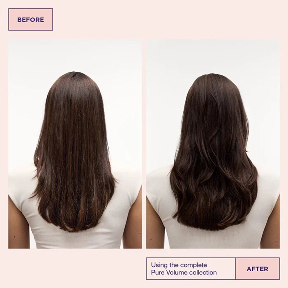 Maria Nila Pure Volume Beauty Box resultaat op model before en after