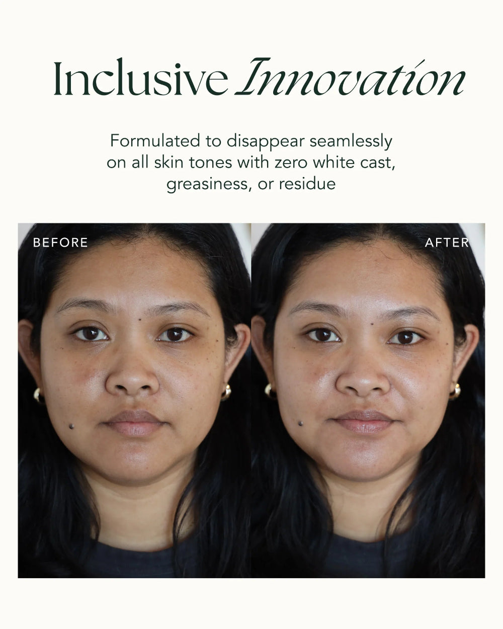 Bescherm je huid elke dag met deze 100% minerale en vegan SPF 50+ zonnebrandcrème die niet alleen beschermt tegen de zon, maar je huid ook verzorgt en versterkt. Clean en dierproefvrij.