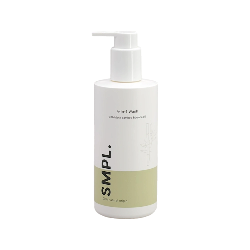 4-in-1 Wash: Shampoo, facewash, handgel en douchegel