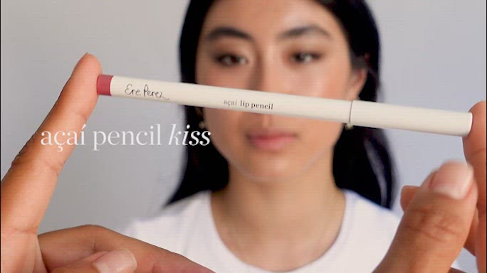 Veganistische lip liners van Ere Perez - Acai lip pencil bij Vegan Beauty