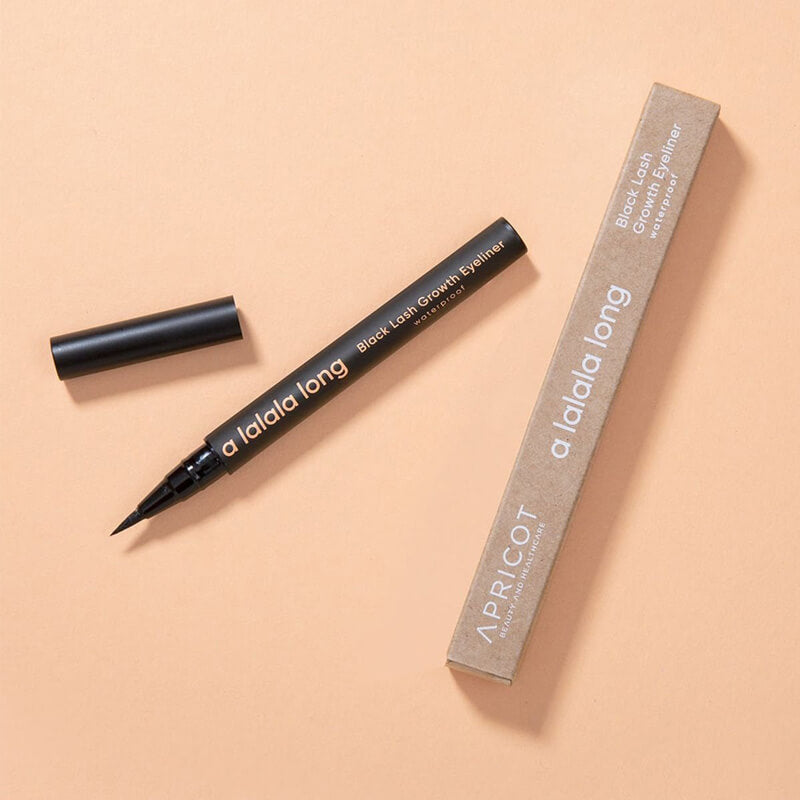 Apricot black lash growth eyeliner a lalala long met wimpergroei serum verpakking