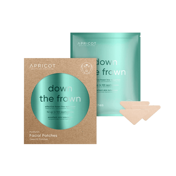 Apricot down with the frown natuurlijke facial patches met hyaluron