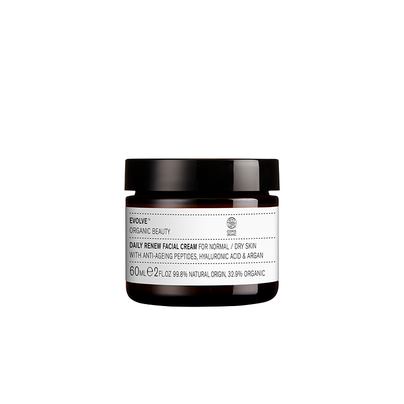 Deze award winnende vegan moisturizer herstelt de normale tot droge huid met een mix van pure organische oliën. Organische arganolie voedt, terwijl natuurlijk hyaluronzuur kalmeert en hydrateert. hypoallergeen geparfumeerd met kalmerende natuurlijke vanille- en kokosnootgeur. Vegan, clean, dierproefvrij en natuurlijk.