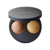 INIKA Baked Contour Duo Almond bevat een champagnekleurige highlight en een natuurlijk contourpoeder voor een natuurlijk teint. Gebakken in Toscane, Italië, zijn de zijdezachte poeders verrijkt met Magnolia Bark Extract en Squalane om de huid gevoed en gehydrateerd te houden.