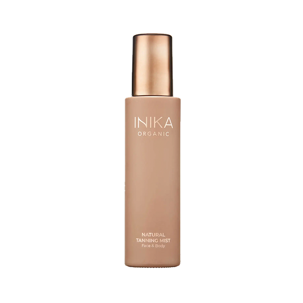 Geef jouw huid een natuurlijke tan met deze vegan zelf bruinende spray van INIKA Organic. Deze Tanning Mist zorgt voor een gebruinde teint zonder de poriën te verstoppen, strepen te maken of de huid uit te drogen. Vol met voedende extracten is deze spray geschikt voor lichaam & gezicht. Een combinatie van rustgevende aloë vera, beschermende roos van Jericho en voedende geranium geven deze mist zijn anti-aging effect. Vrij van alcohol, parfum en 100% vegan en dierproefvrij.