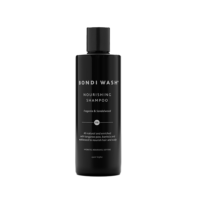 Bondi Wash Shampoo - Nourishing Fragonia & Sandalwood is een vegan shampoo met natuurlijke ingrediënten. 100% vegan en cruelty-free shampoo.