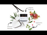Deze award winnende vegan moisturizer herstelt de normale tot droge huid met een mix van pure organische oliën. Organische arganolie voedt, terwijl natuurlijk hyaluronzuur kalmeert en hydrateert. hypoallergeen geparfumeerd met kalmerende natuurlijke vanille- en kokosnootgeur. Vegan, clean, dierproefvrij en natuurlijk.