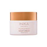 Phytofuse Renew Night Cream is een voedende lichtgewicht vegan nachtcrème van INIKA Skincare. INIKA's anti-aging nachtcrème voedt en kalmeert de huid tijdens de nacht en bevordert de huidcelvernieuwing tijdens je slaap. De natuurlijke, biologische en lichtgewicht nachtcrème bevat ontstekingsremmende en genezende eigenschappen en vermindert fijne lijntjes. 