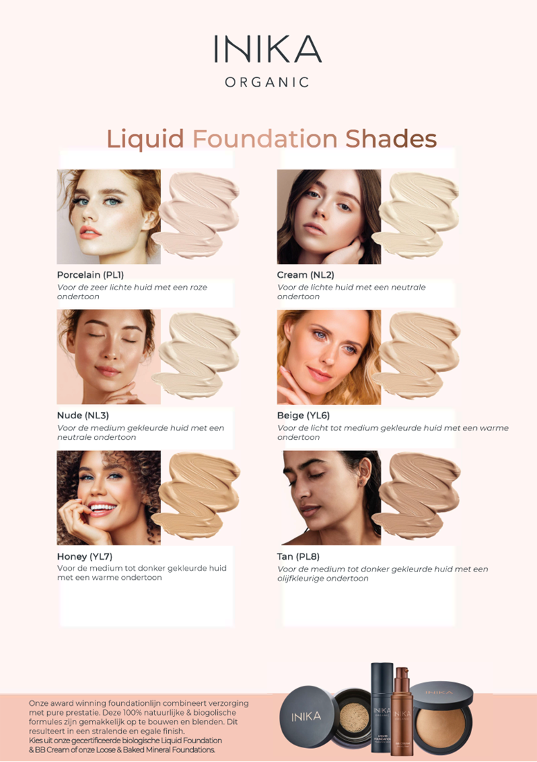 Verrijkt met anti-oxidanten, mineralen en vitamines. 3- in 1 product (primer, dagverzorging & foundation). Zeer gemakkelijk aan te brengen en versmelt met de eigen huidteint. Helpt de productie van collageen te verbeteren en rimpels te bestrijden. Vrij van alcohol, parabenen en andere chemische ingrediënten. 80% biologische ingrediënten. 100% natuurlijk, 100% halal, 100% vegan en dierproefvrij