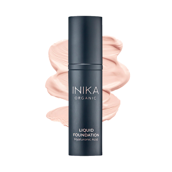 Deze prachtige Liquid Foundation met Hyralonzuur van INIKA Organic Make-up is biologisch gecertificeerd en zit boordevol organische antioxidanten, vitamines en mineralen.