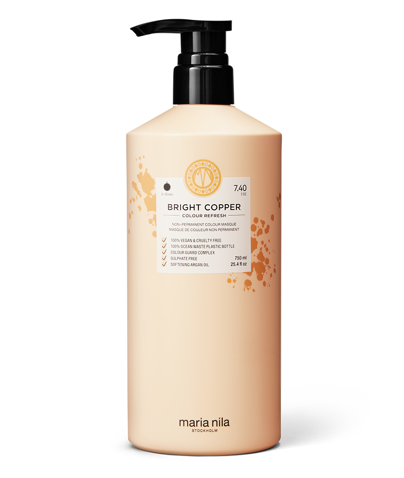 Maria Nila Colour refresh brigh copper 750ml salonsize extra grote voordeelfles.