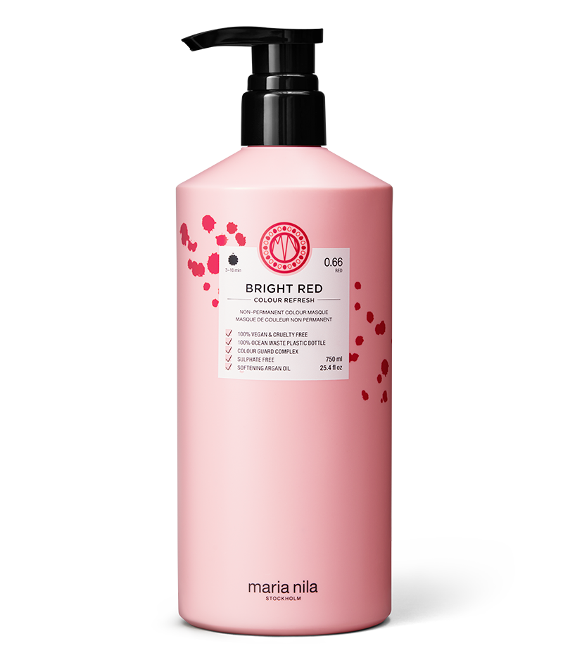 Maria Nila Colour refresh bright red 750ml salonsize extra grote voordeelfles.