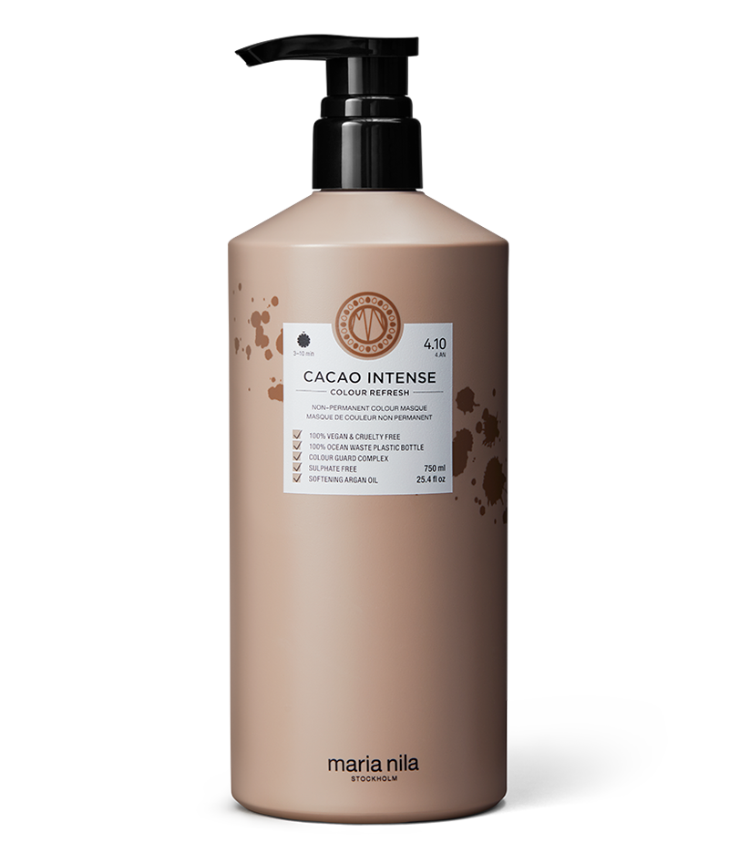 Maria Nila Colour refresh Cacao Intense 750ml salonsize extra grote voordeelfles.