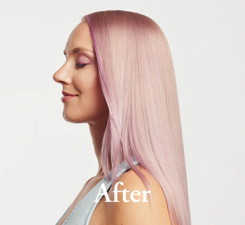  Maria Nila Colour Refresh is een vegan voedend kleurmasker met niet-permanente kleurpigmenten dat de kleur van je haar snel en gemakkelijk opfrist. Het natuurlijke masker bevat kleurpigmenten die door je haar worden opgenomen. Deze kleur verdwijnt langzaam weer na 4 tot 10 wasbeurten. Daarnaast hydrateert en vermindert dit haarmasker pluis voor een zijdezacht en glanzend resultaat.