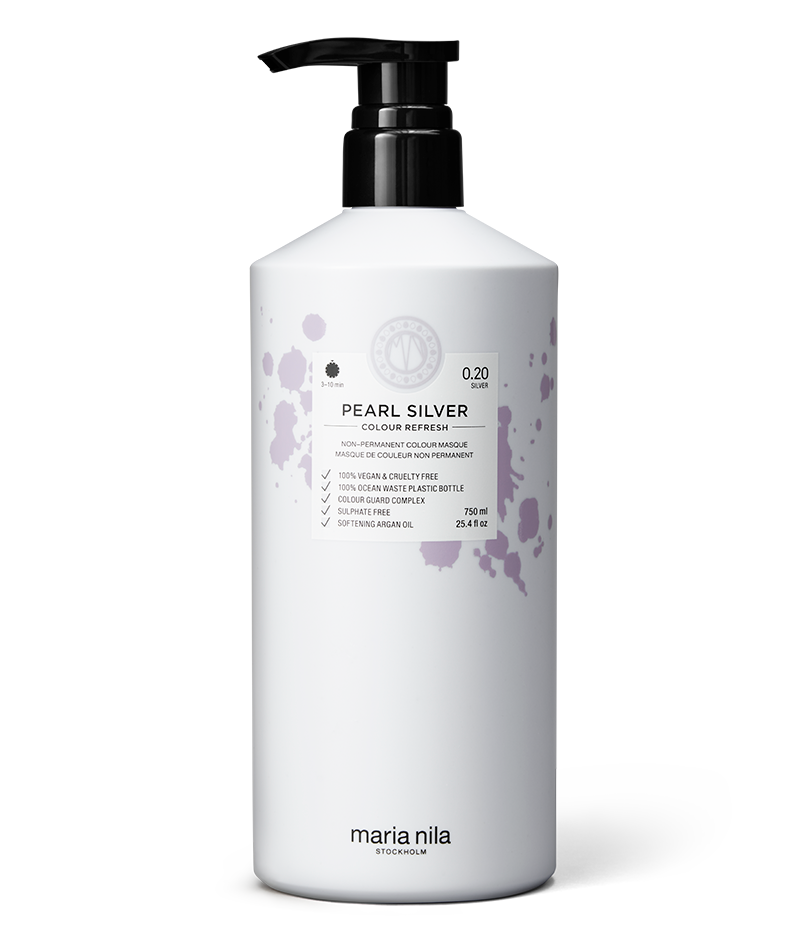 Maria Nila Colour refresh pearl silver 750ml salonsize extra grote voordeelfles.