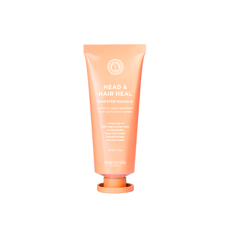 Head & Hair Heal Booster Masque is een snelwerkende en diep voedende finishing treatment die droog haar weer zacht en glanzend maakt. Geformuleerd met Aloë Vera en vitamine E die de hoofdhuid kalmeert en je haar zacht en glanzend maakt in slechts 3 minuten. 
