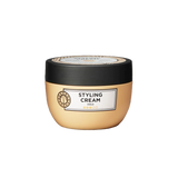 Maria Nila Styling Cream is een voedende, definiërende stylingcrème die het haar natuurlijke controle, textuur en subtiele glans geeft. De stylingcrème is perfect voor elk kapsel en werkt goed voor iemand die op zoek is naar een lichter alternatief voor wax om krullen te definiëren of om pas gestyled haar stevigheid te geven. 