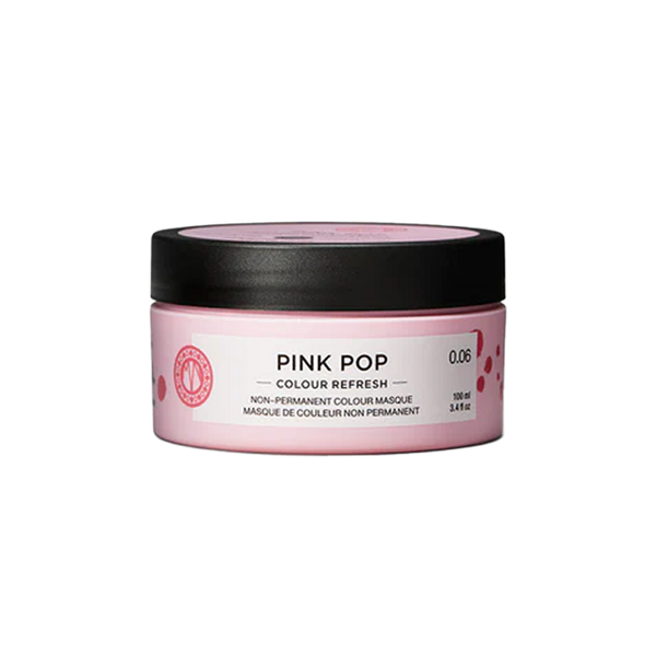 Ben jij op zoek naar een manier om je haar een opvallende roze kleur te geven zonder dat je het permanent hoeft te verven? Dan is het Maria Nila Pink Pop Colour Refresh kleurmasker precies wat je zoekt!