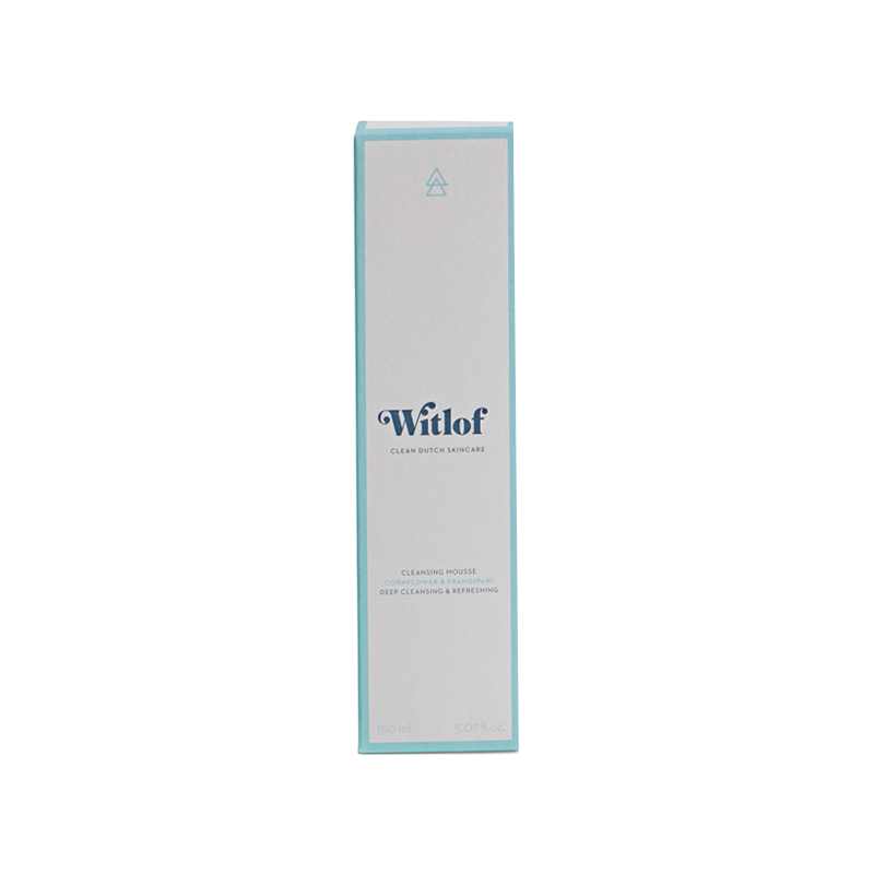 Witlof Cleansing Mousse duurzame gezichtsreiniger verpakking