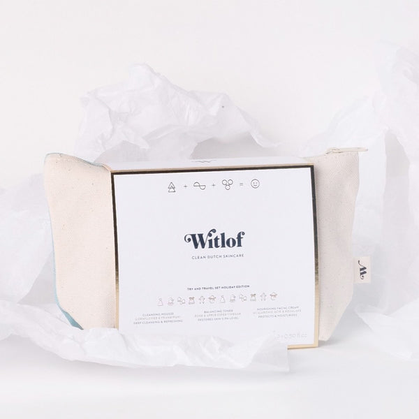 Travel set met gratis witlof make up tasje